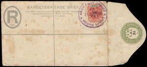 Transvaal Scott 221 Gibbons L5 on Cover