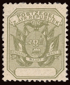 Transvaal Scott 171 Gibbons 221 Never Hinged Proof Stamp