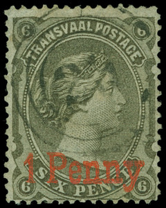 Transvaal Scott 106 Gibbons 140a Used Stamp