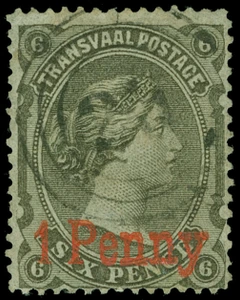 Transvaal Scott 106 Gibbons 140a Used Stamp