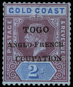 Togo Scott 73v Gibbons 42f Mint Stamp