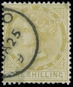 Tobago Scott 12 Gibbons 12 Used Stamp (4)