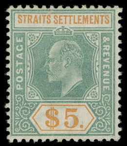 Straits Settlements Scott 93-104 Gibbons 110-121 Mint Set of Stamps