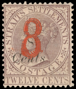 Straits Settlements Scott 65 Gibbons 80 Mint Stamp