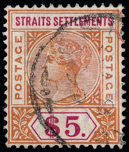 Straits Settlements Scott 43-88 Gibbons 95-105 Used Set of Stamps