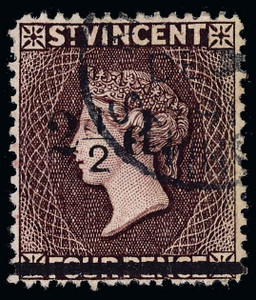 St. Vincent Scott 57 Gibbons 54 Used Stamp