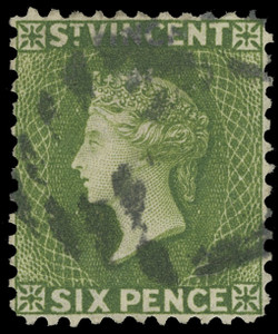 St. Vincent Scott 35-39 Gibbons 42-45 Used Set of Stamps