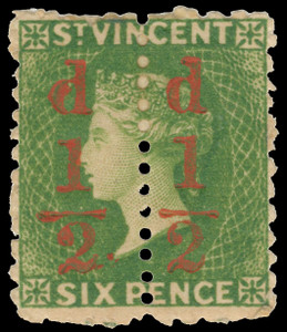 St. Vincent Scott 31a Gibbons 33a Mint Stamp (1)