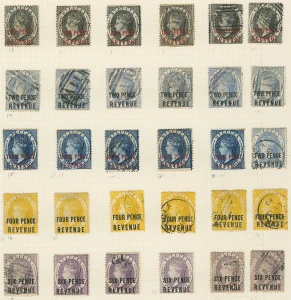 St. Lucia Scott AR1-AR28 Gibbons F1-F28 Set of Stamps