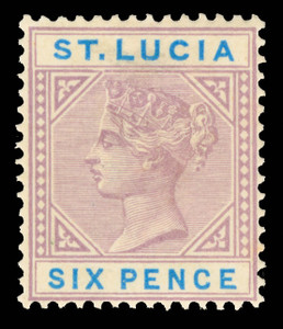 St. Lucia Scott 35a Gibbons 41a Mint Stamp