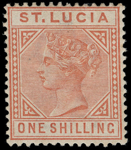 St. Lucia Scott 27a-37a Gibbons 31-42 Mint Set of Stamps
