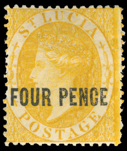 St. Lucia Scott 21 Gibbons 27 Mint Stamp