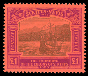 St. Kitts-Nevis Scott 64 Gibbons 60 Never Hinged Stamp