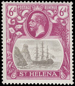 St. Helena Scott 85V1 Gibbons 104a Mint Stamp