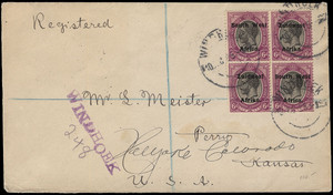 South-West Africa Scott 34 Gibbons 34 on Cover