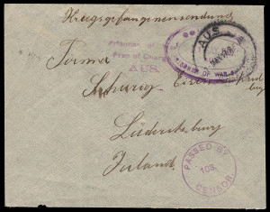 South-West Africa Scott 0.5 Gibbons 0.5 on Cover