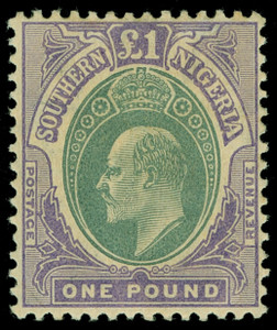 Southern Nigeria Scott 21-31 Gibbons 21-32 Mint Set of Stamps