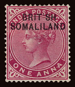 Somaliland Protectorate Scott 2b Gibbons 2a Mint Stamp
