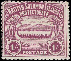Solomon Islands Scott 1-7 Gibbons 1-7 Mint Set of Stamps