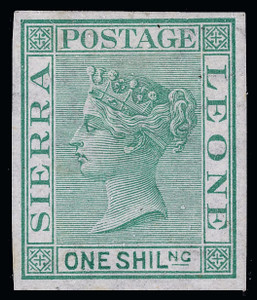 Sierra Leone Scott 10 Gibbons 10 Proof Stamp