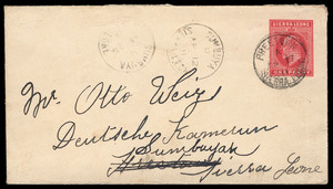 Sierra Leone Scott 102.1 Gibbons 111.1 on Cover