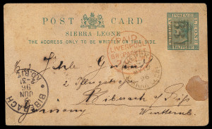 Sierra Leone Scott 46.1 Gibbons 53.1 on Cover