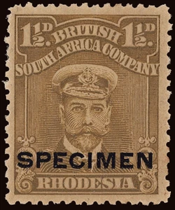 Rhodesia Scott 121 Gibbons 198s Specimen Stamp
