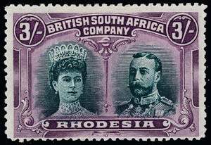 Rhodesia Scott 114V Gibbons 158a Mint Stamp