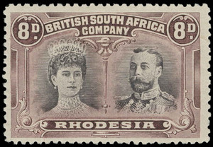 Rhodesia Scott 109aV Gibbons 185a Mint Stamp (1)