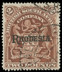 Rhodesia Scott 100a Gibbons 113c Used Stamp