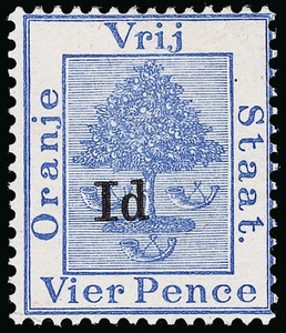 Orange River Colony Scott 33 Gibbons 59 Mint Stamp