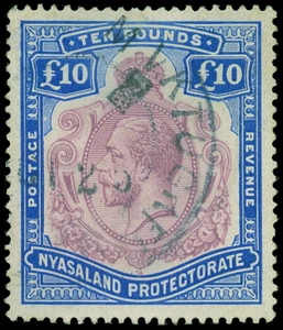 Nyasaland Protectorate Scott 24 Gibbons 99e Used Stamp