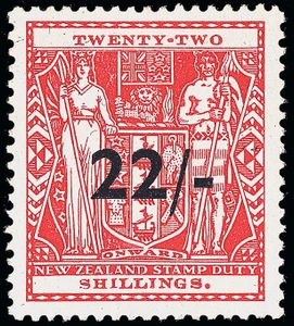 New Zealand Scott AR98 Gibbons F216 Mint Stamp