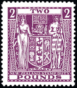 New Zealand Scott AR89 Gibbons F206 Never Hinged Stamp