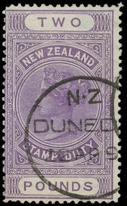 New Zealand Scott AR19v Gibbons F33v Used Stamp