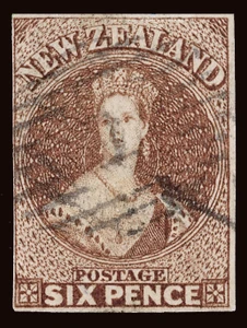 New Zealand Scott 9h Gibbons 14 Used Stamp