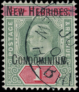 New Hebrides Scott 6 Gibbons 9 Used Stamp