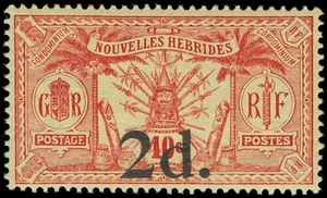 New Hebrides Scott 31 Gibbons 35 Never Hinged Stamp (1)