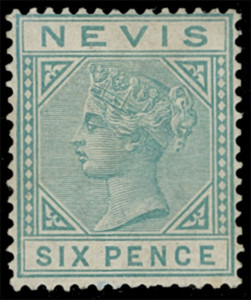 Nevis Scott 21-30 Gibbons 25-34l Mint Set of Stamps