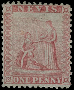 Nevis Scott 1 Gibbons 1v Mint Stamp