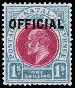 Natal Scott O1-O6 Gibbons O1-O6 Mint Set of Stamps (1)