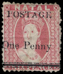Natal Scott 63v Gibbons 93x Mint Stamp