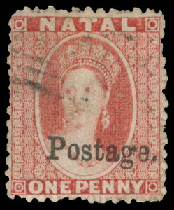 Natal Scott 22V Gibbons 39 Used Stamp