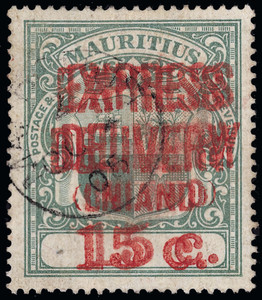Mauritius Scott E4d Gibbons E6c Used Stamp (1)