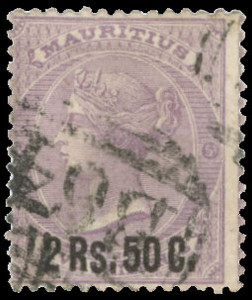 Mauritius / Used in the Seychelles Scott A38 Gibbons Z45 Used Stamp Mauritius / Used in the Seychelles Scott A38 Gibbons Z45 Used Stamp