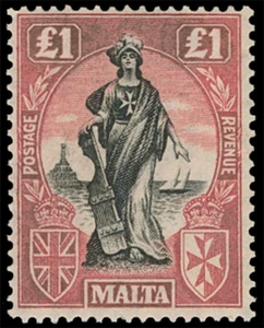 Malta Scott 98-114 Gibbons 123-139 Mint Set of Stamps