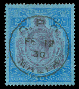 Malta Scott 72 Gibbons 103 Superb Used Stamp