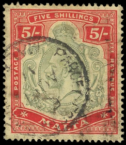 Malta Scott 49-63 Gibbons 69-88 Used Set of Stamps