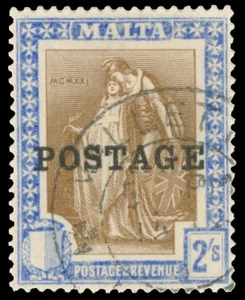Malta Scott 116-129 Gibbons 143-156 Used Set of Stamps (1)