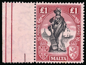Malta Scott 114a Gibbons 139 Never Hinged Stamp